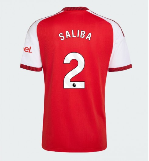 Arsenal William Saliba #2 Domácí Dres 2026-27 Krátký Rukáv Arsenal William Saliba #2 Domácí Dres 2026-27 Krátký Rukáv